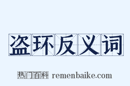 盗环反义词是什么意思的图片